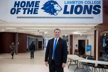 Rob Kardas, the 11th President & CEO of Lambton College. February 2021. (Photo by Lambton College)