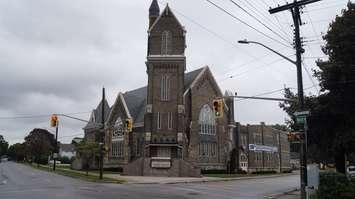 Central United Church at the corner of George St. and Brock St. in Sarnia. September 25, 2018. (Photo by Colin Gowdy, BlackburnNews)