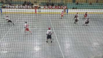 The Wallaceburg Red Devils host the Point Edward Pacers. (Photo by Mike Regnier)