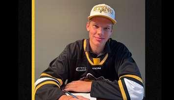 Kase Kamzik (Photo courtesy of Sarnia Sting)