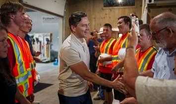 (Conservative Leader Pierre Poilievre in Windsor-Essex on Wednesday, July 24, 2024 via @PierrePoilievre on X)
