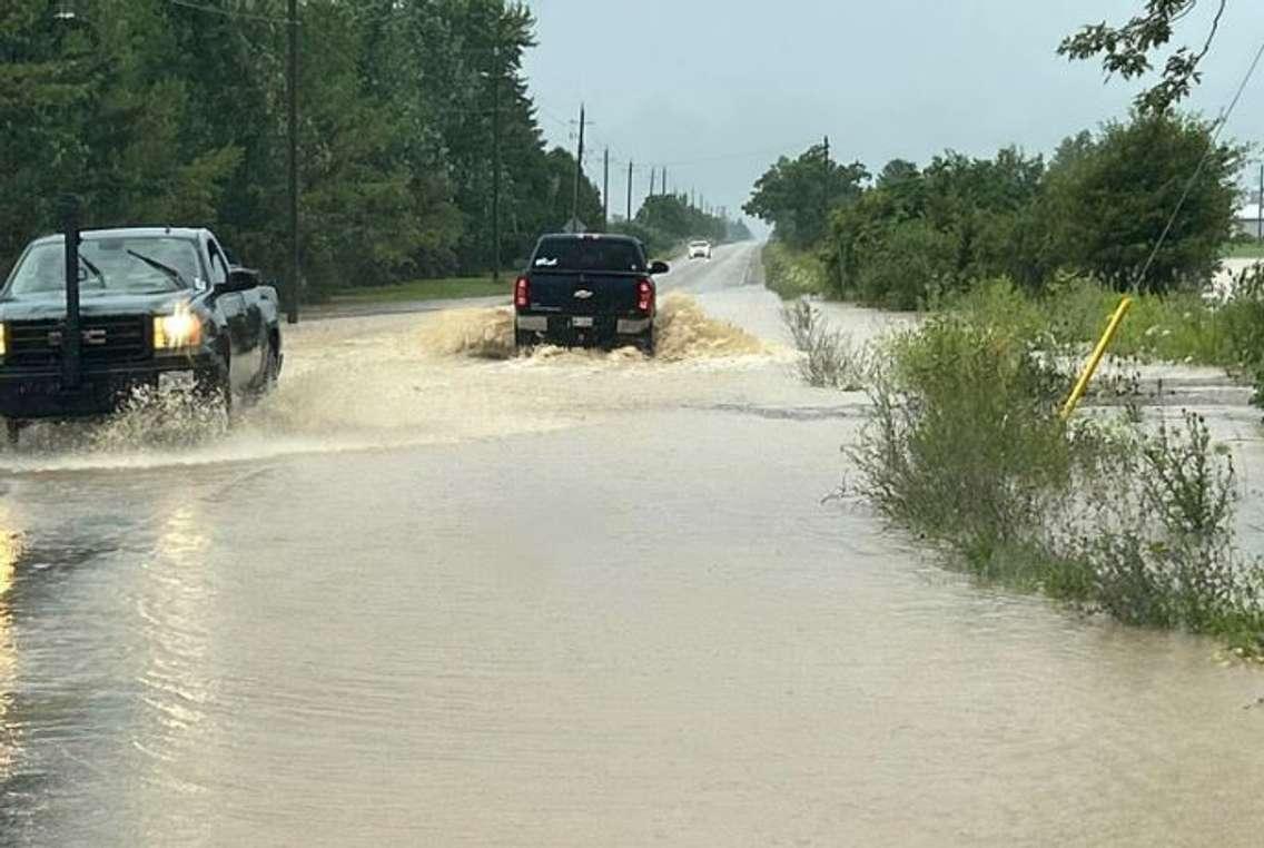 Flooding in Warwick. July 16, 2024. (Photo courtesy of Warwick Township via Facebook)