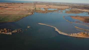 Hillman Marsh in Leamington is seen in an aerial shot. Photo submitted by Wayne King.