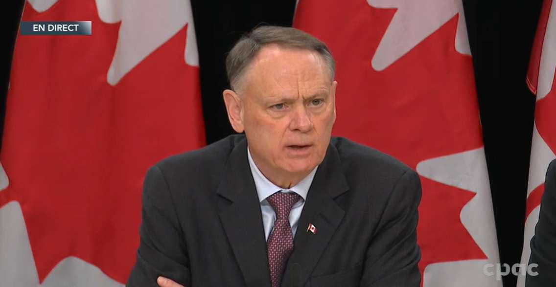 Canada's Minister of Public Safety David McGuinty. Image captured from CPAC broadcast. January 15, 2025.