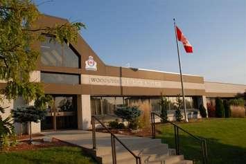 Woodstock Police Service headquarters. (BlackburnNews.com file photo)