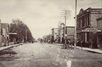Historical photo of Oil Springs. Image courtesy of the Oil Museum of Canada.