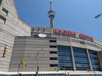 The exterior of Rogers Centre, Toronto, June 25, 2023. Photo by Mark Brown, WindsorNewsToday.ca