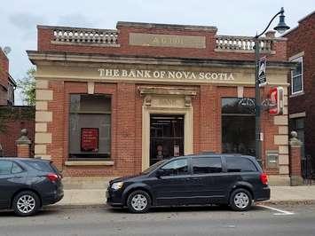 Scotiabank in Petrolia. Blackburn Media photo by Nicole Ramsay. 