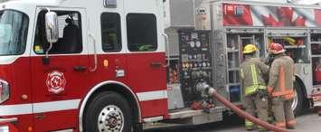 Chatham-Kent fire truck. (Photo by Allanah Wills)