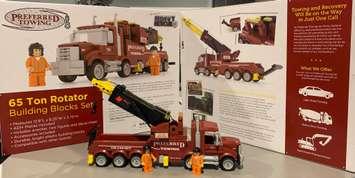 Preferred Towing's replica 65 ton rotator (Photo courtesy of Preferred Towing via Facebook)