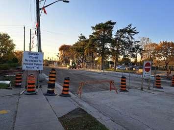 Exmouth Street approaching Pontiac Court. Blackburn Media photo by Natalia Vega. 