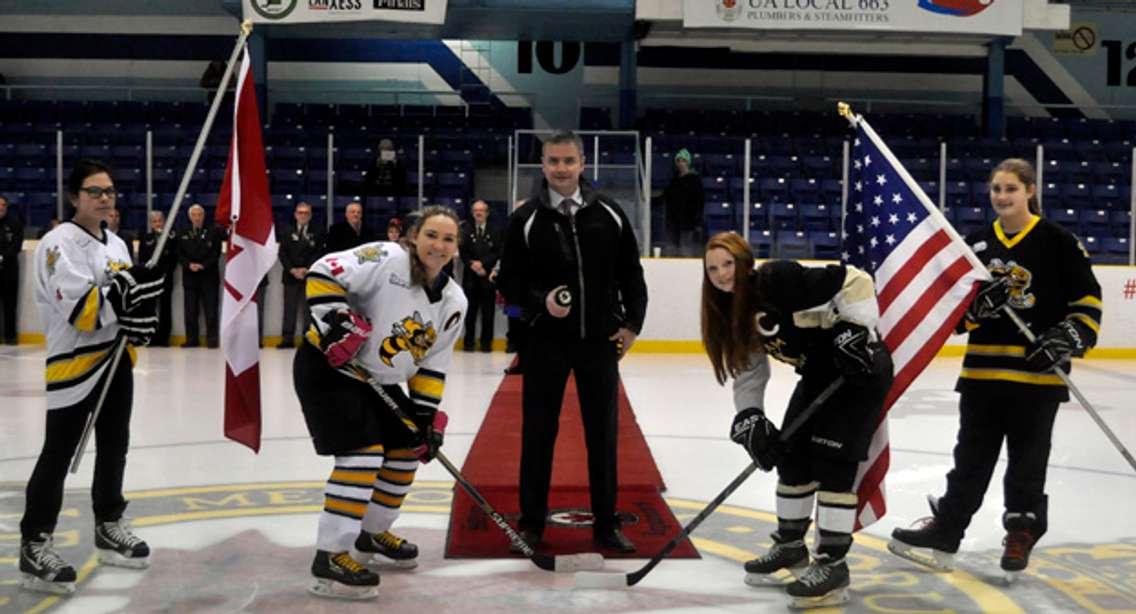 Sarnia Girls' Silver Stick Opening  Ceremonies (Blackburnnews.com file photo)