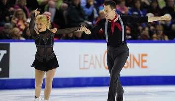 Sarnia's Michael Marinaro and Kirsten Moore-Towers of St. Catharines (Photo Courtesy of Skate Canada)