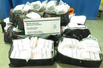 Bluewater Bridge cocaine seizure Sept. 8, 2020 (Photo courtesy of CBSA)