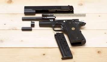 Disassembled gun (Image by photodeedooo / iStock / Getty Images Plus via Getty Images)