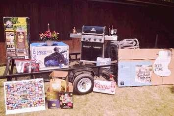 Trailer Prize Pack. (Photo courtesy of Community Living Sarnia-Lambton via facebook.)