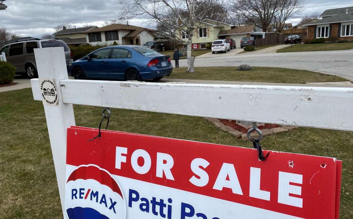 For sale sign. Blackburn Media file photo by Melanie Irwin.