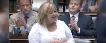 Ontario Education Minister Lisa Thompson during question period at Queen's Park.