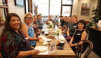 Starter Company Plus program recipients at a kick off meeting (Photo by: Sarnia-Lambton Economic Partnership)