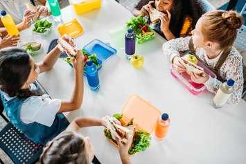 Kids having lunch. Photo by LightFieldStudios. 	iStock / Getty Images Plus