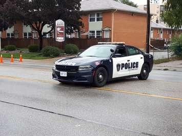 A Sarnia police cruiser. October 1, 2018. (Photo by Colin Gowdy, BlackburnNews)