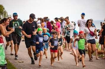 The 2022 Ironkid Triathlon in Bright's Grove. (Photo courtesy of Haley Walker)