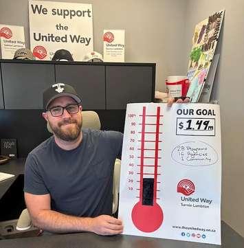 Ryan Doyle, Director of Development and Communications. Photo courtesy of the United Way Sarnia-Lambton. 