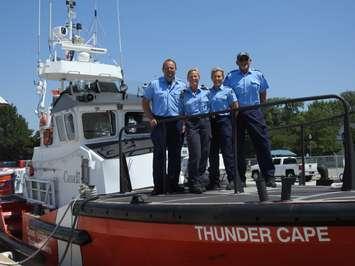 Photo of the vessel that rescued two men in Lake Erie July 18, 2017 courtesy of the Canadian Coast Guard.