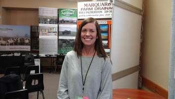 Sandi Brock farms grain and sheep, and was a keynote speaker at the Grey-Bruce Farmer's Week on mental health after losing a close friend herself. (Photo by Kirk Scott)