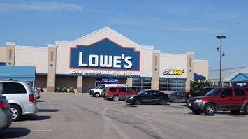 Sarnia-Lambton's Lowe's Location on Quinn Dr. (BlackburnNews.com File Photo by Briana Carnegie)