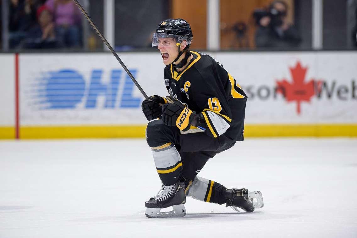 Sarnia Sting home to Sudbury, Jan 18, 2025. Photo by Metcalfe Photography. 