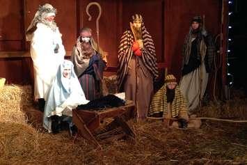 Live nativity scene (Photo courtesy of Redeemer Lutheran Church website)