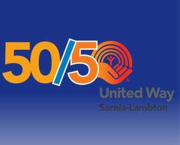 United Way 50/50 logo