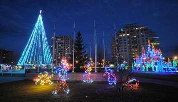 Celebration of Lights' display in Sarnia. 2018. (Photo from the Celebration of Lights' website. 