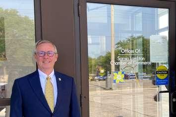 Sarnia-Lambton Chamber of Commerce CEO Allan Calvert. August 2020. (Photo by the Chamber)