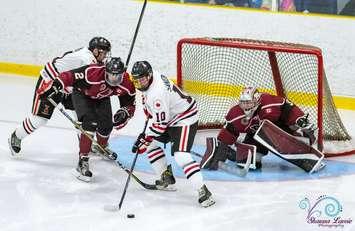 The Sarnia Legionnaires vs. the Chatham Maroons - Sept. 20/18 (Photo by Shawna Lavoie)