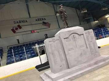 Sarnia Remembrance Day service inside Sarnia Arena. November 11, 2018 (Photo by Sue Storr.)