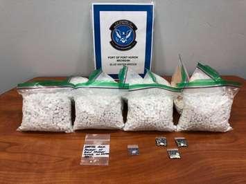 Methamphetamine seized at the Blue Water Bridge - March 13-19 (Photo courtesy of U.S. Customs and Border Protection)