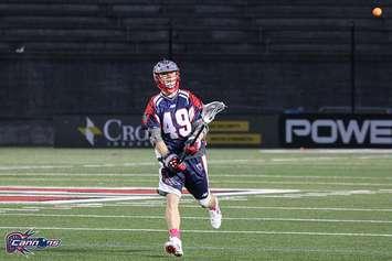 Sarnia's Kyle Jackson with the MLL's Boston Cannons (Photo by Linehan Photography)