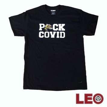 Sarnia Sting 'Puck COVID' t-shirt in support of Lambton Elderly Outreach. June 2020. (Submitted photo)
