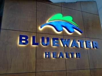 Bluewater Health Sign. Photo Submitted by Larry Gordon.