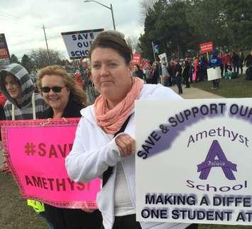 Cathy Pastorius at Amethyst Rally March 30, 2016. Submitted photo. 