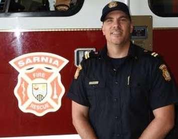 Sarnia Fire  Public Education Officer Mike Otis (Handout)