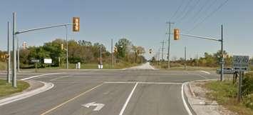 LaSalle Line at Highway 40 in Sarnia. (Photo from google maps)
