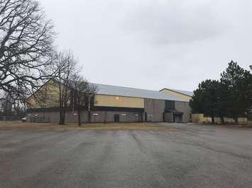 The former Dow Recreation Centre - March 20, 2019 (Blackburnnews.com photo by Melanie Irwin)