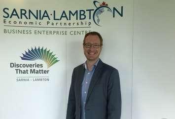 Sarnia-Lambton Economic Partnership Chief Executive Officer Stephen Thompson. August 28, 2018 Photo by Melanie Irwin.
