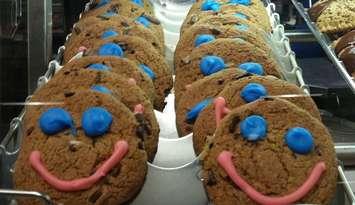 Smile Cookies. Sarnia News Today photo by  Sarah Woodley.