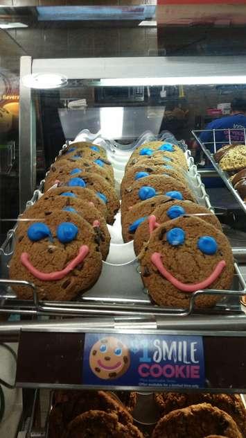 Smile Cookies. Sarnia News Today photo by  Sarah Woodley.