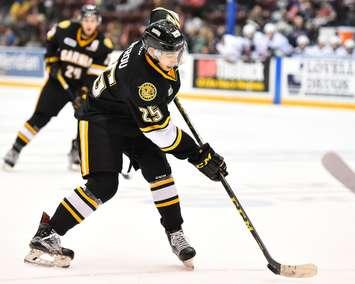 Jordan Kyrou of the Sarnia Sting. Photo by Aaron Bell/OHL Images