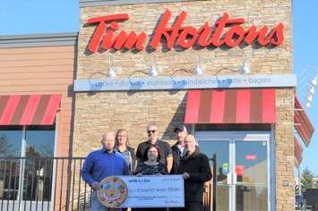 Tim Hortons donates over $53,000 to St. Joseph's Hospice through smile cookie campaign (Photo courtesy of St. Joseph's Hospice via Twitter)
